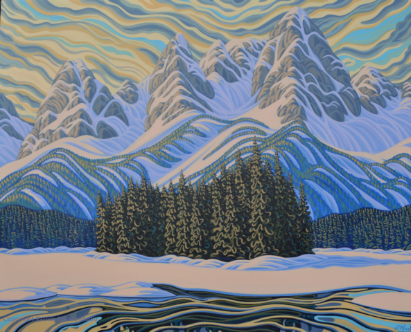 Patrick Markle, Canadian Artist, Landscape Painting, Fernie, Alberta