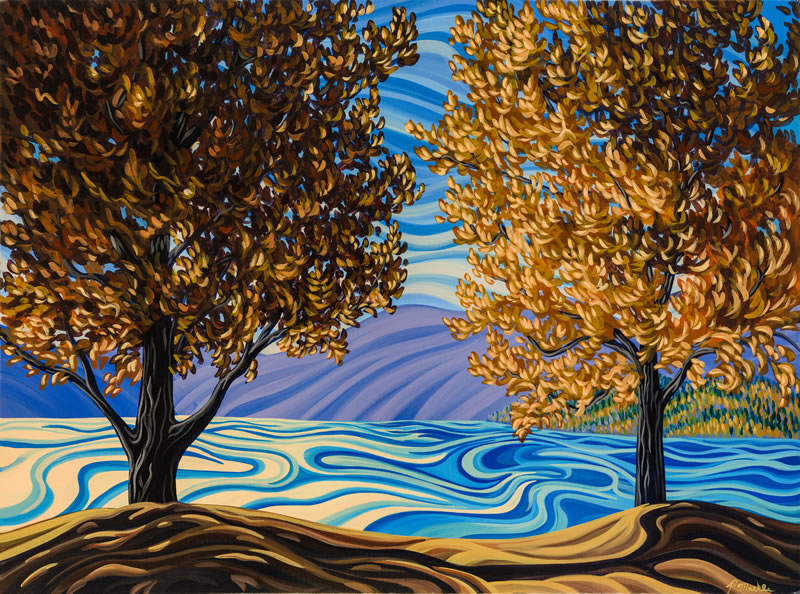 Original Painting by Patrick Markle - "Lake Okanagan"