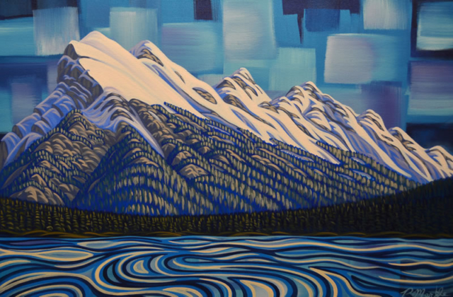 Original Painting by Patrick Markle - "Mount Rundle"