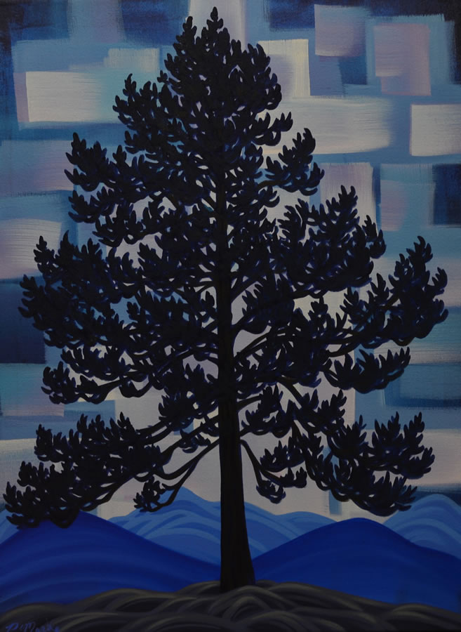 Original Painting by Patrick Markle - "Ponderosa Pine"